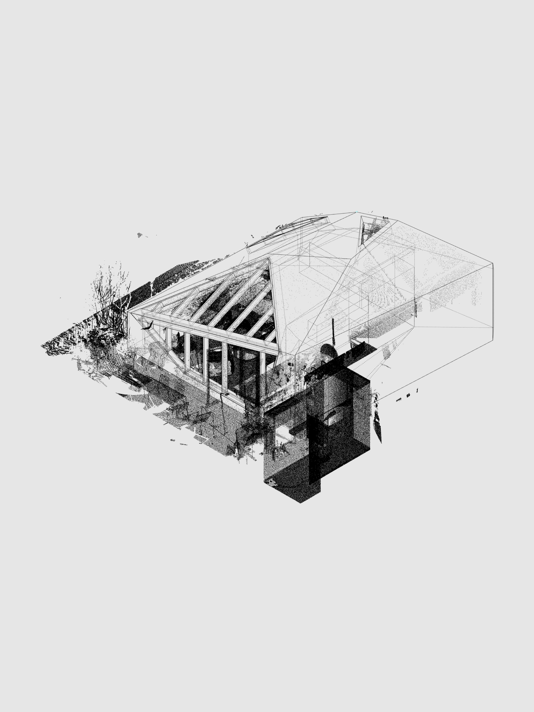 In-house scan and modelling of Apartment Arabescato's existing condition