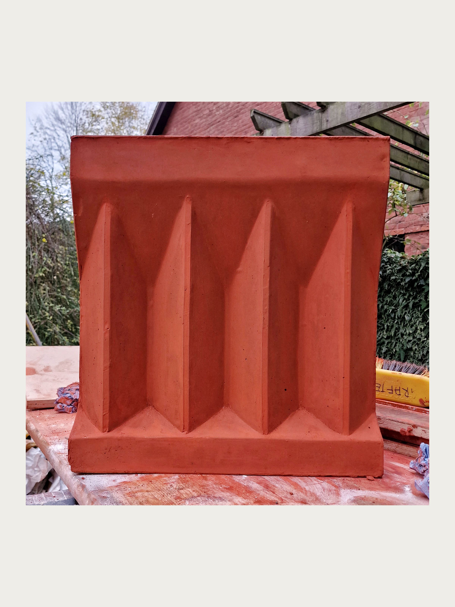 Cast Corbel House precast concrete panel